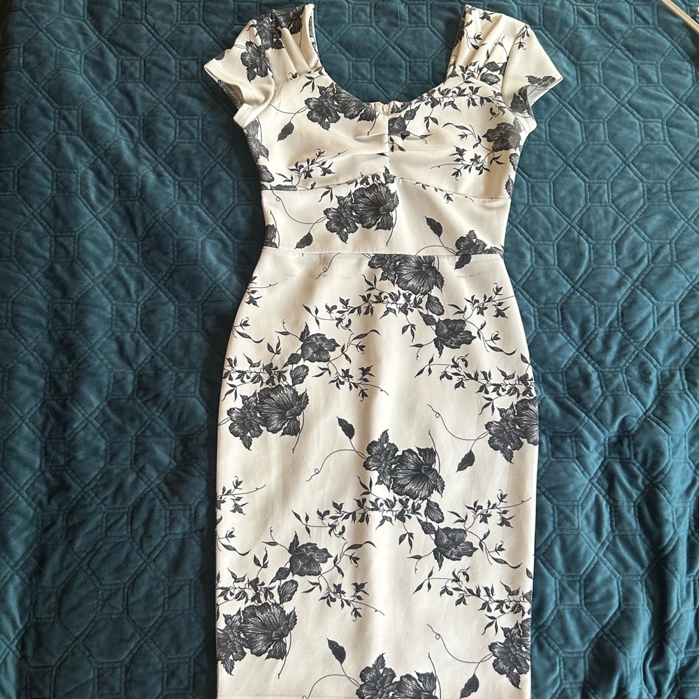 Floral pencil dress